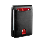 RFID Genuine Leather Card Holder – 12 Card Slots | Aladinae