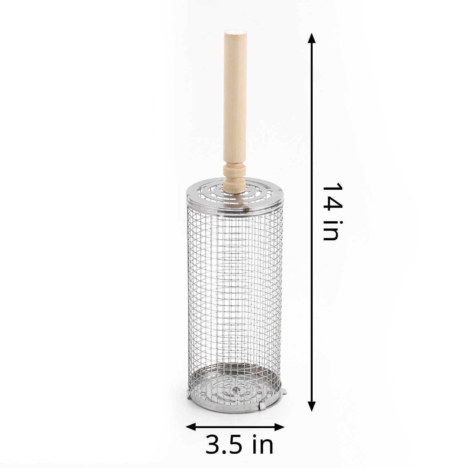 Amazon Rolling BBQ Basket Outdoor BBQ Grill Basket 304 Stainless Steel Perforated BBQ Tube BBQ Net