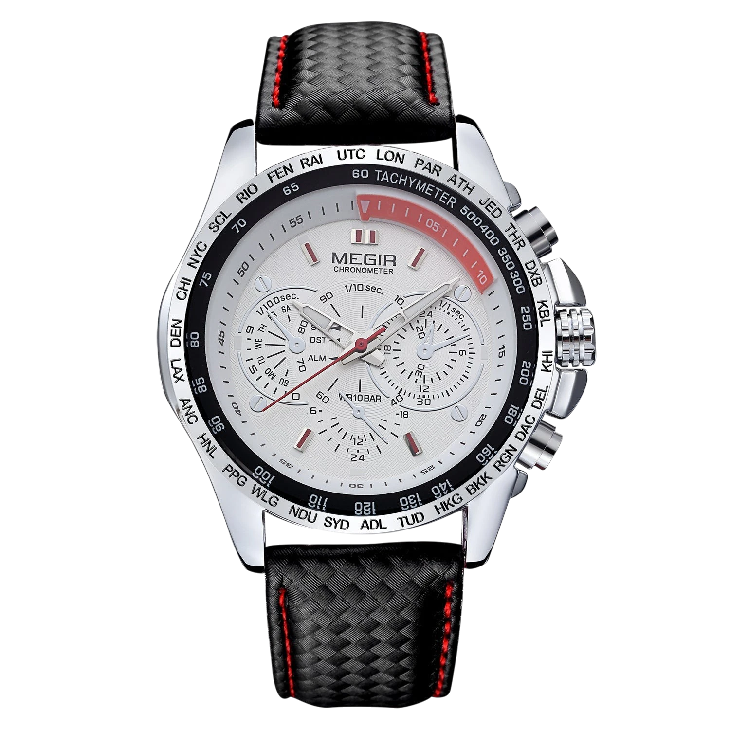 MEGIR Men's Sports Watch, Black | Aladinae