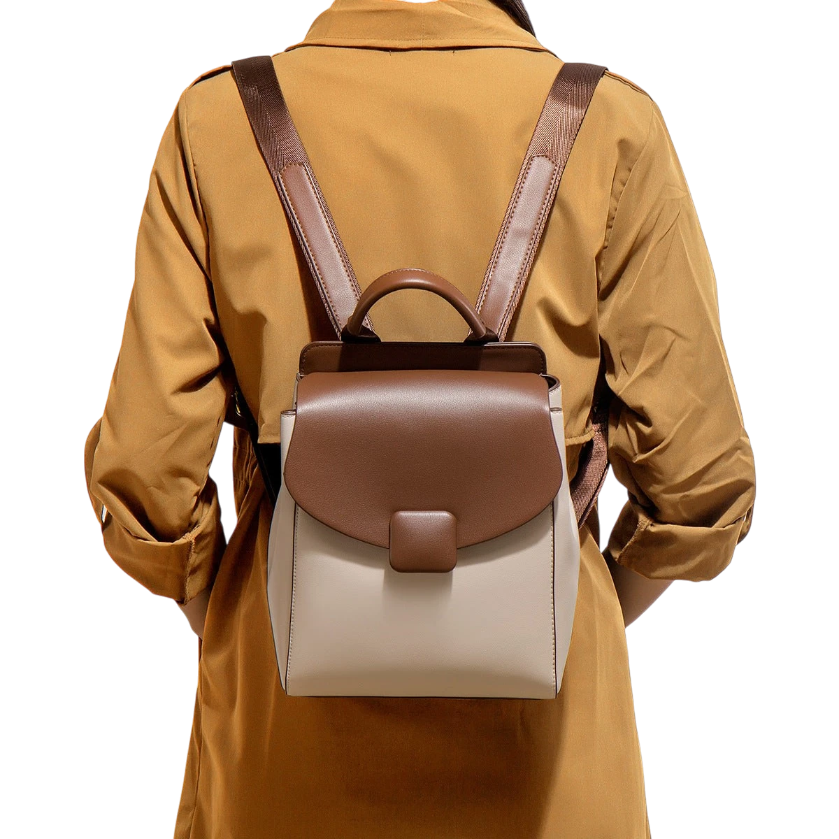 High-end backpack 2023 new fashion small backpack leisure large capacity commuting college student travel schoolbag