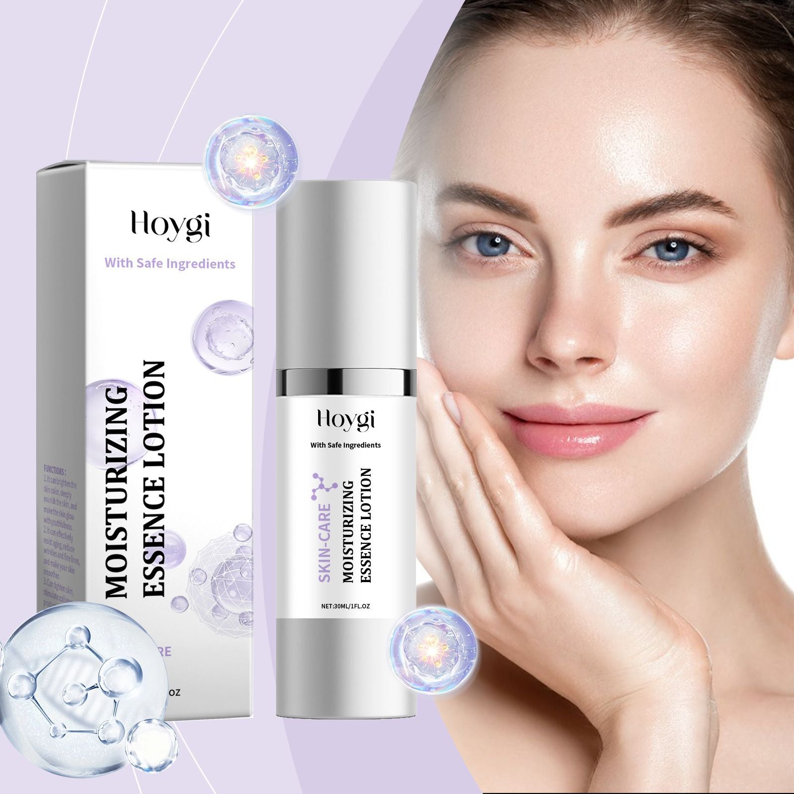 HOYGI Moisturizing Essence Lotion Hydrating Moisturizing Skin Facial Care Soft Skin