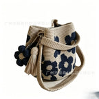 Cross-border HANDCRAFTED CROCHET FLOWER BAG Handmade Crochet Flower Bag Set