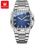Men's Oris-Style Quartz Watch – Steel Band | Aladinae