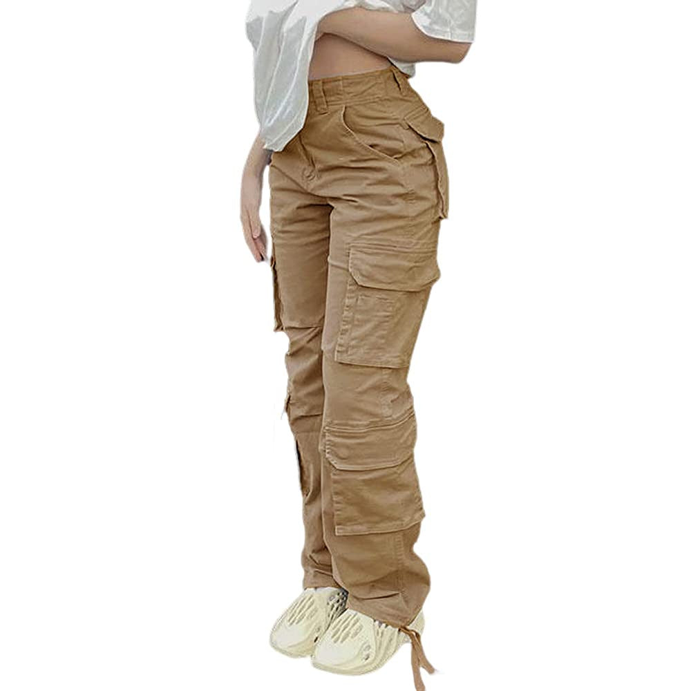 American street overalls women's summer 2022 cross-border European and American vibe style new function loose casual trousers women