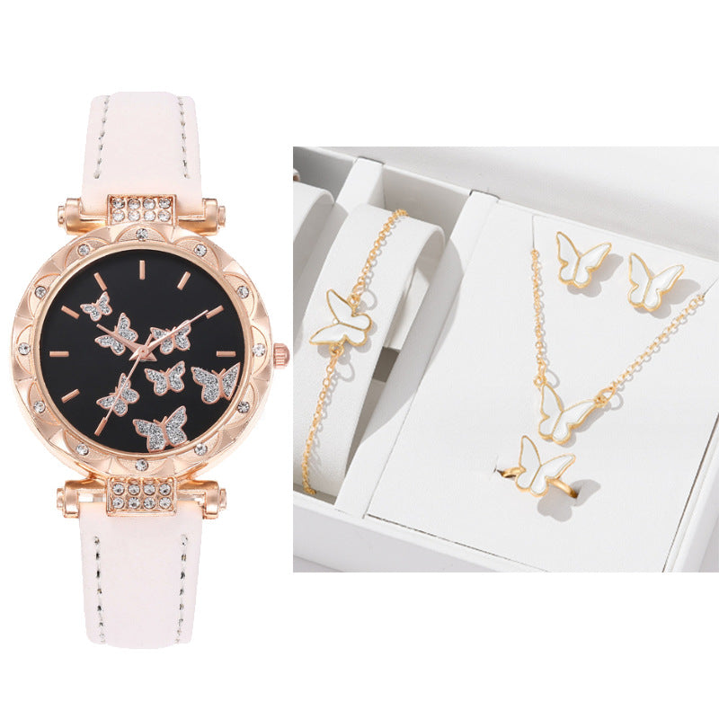 Women's Butterfly Design Watch - Simple, Casual