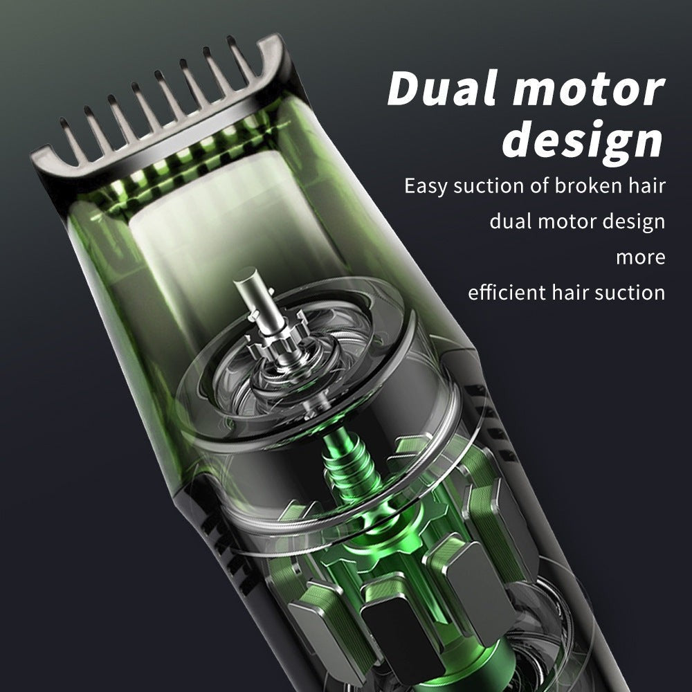 Automatic Hair Clipper with Suction & LCD Display | Aladinae