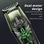 Automatic Hair Clipper with Suction & LCD Display | Aladinae