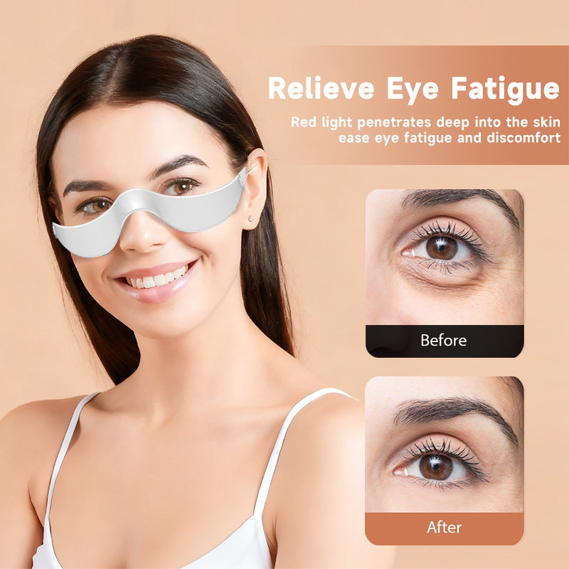 New EMS eye massage microcurrent stimulation beauty device, red light massage lifting eye bag beauty device