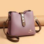 Bag women's bag new style 2021 Messenger shoulder bag women hit color fashion women's bucket bag women Europe and America one piece dropshipping