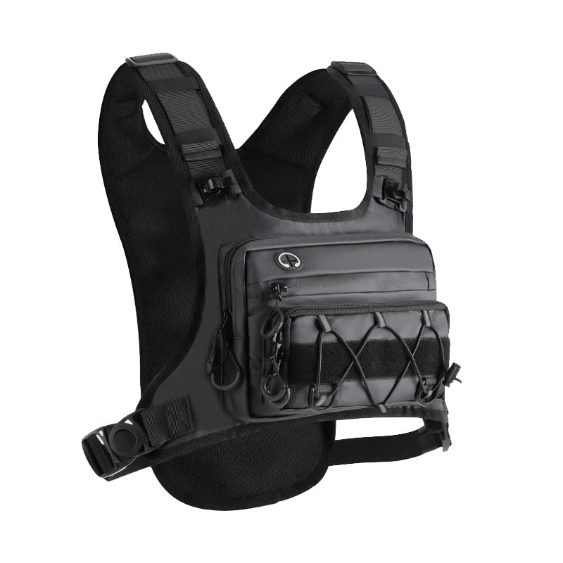 New tactical chest pack, multi-functional trail running bag, travel portable hiking bag, cycling backpack, Amazon bestseller.