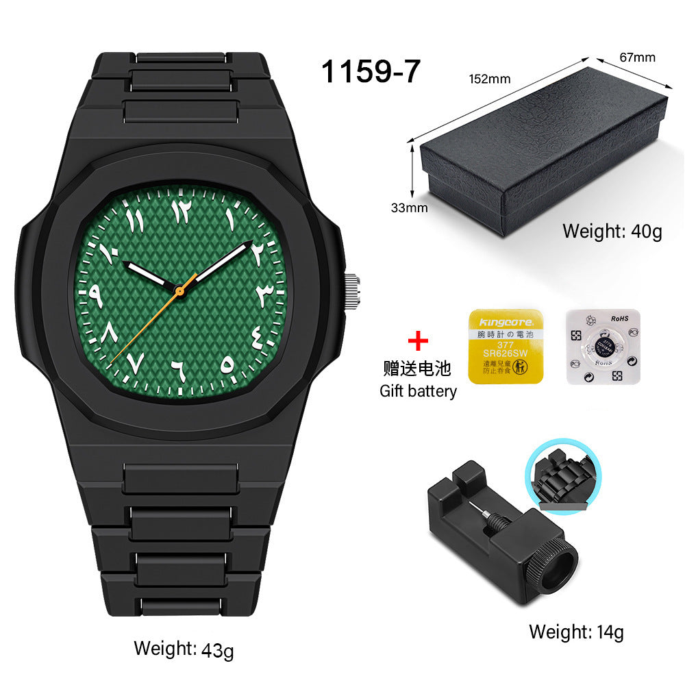 Women's Large Dial Candy Color Watch - Plastic Strap