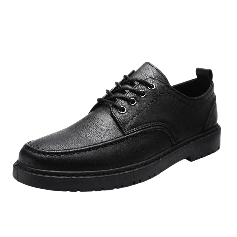 Men's Black British Brogue Shoes | Aladinae