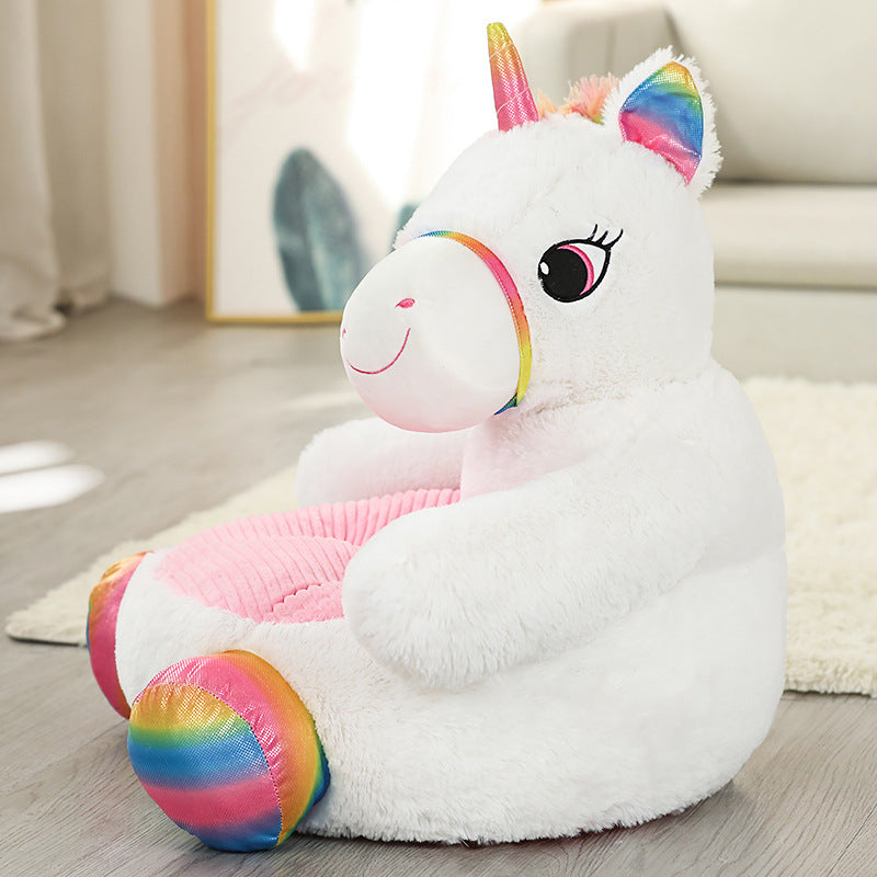 Children cartoon plush sofa creative cute panda tatami plush toy factory wholesale