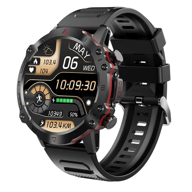D12 Smart Watch – Bluetooth Call & Heart Rate | Aladinae