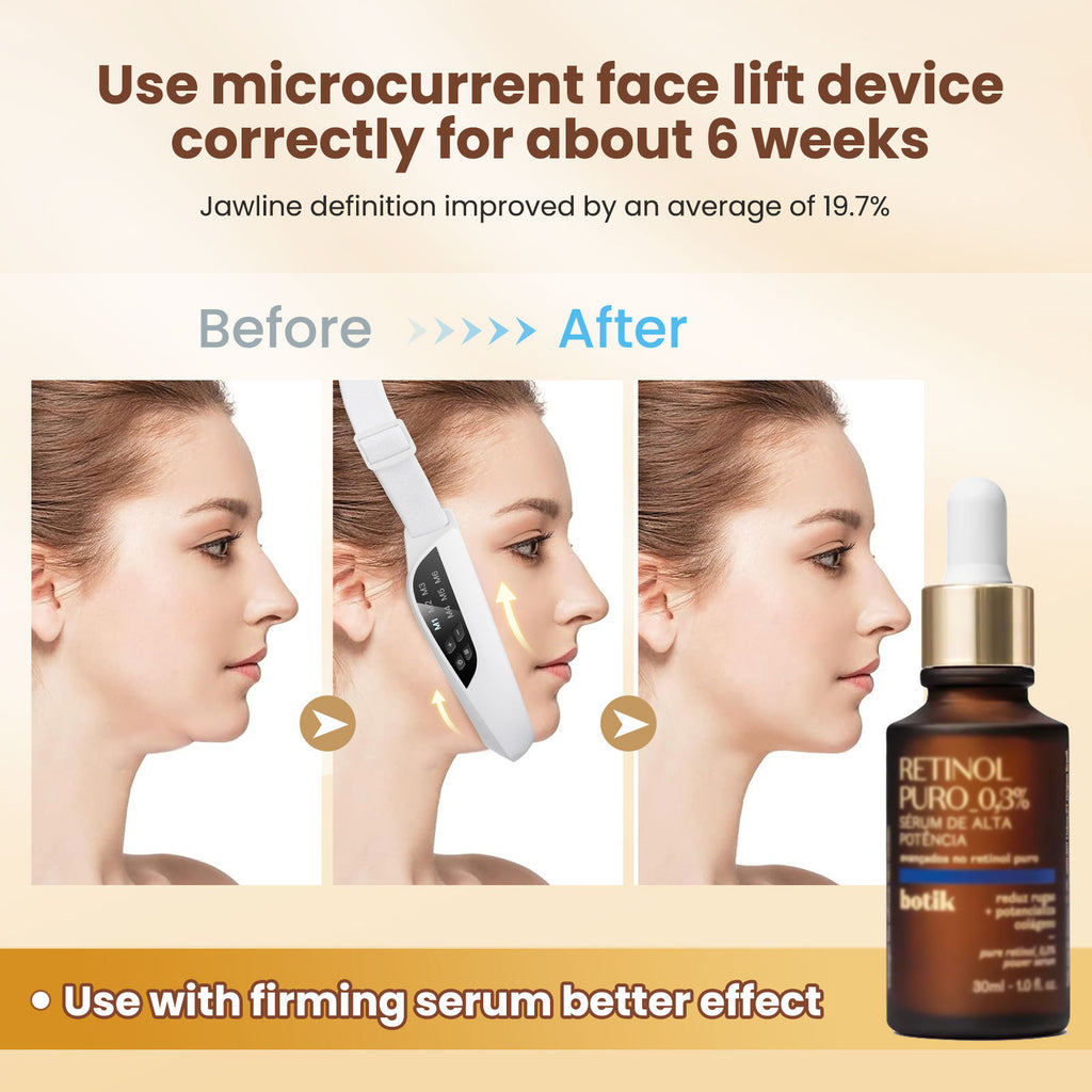 6-mode 8-level microcurrent EMS face slimming device, V-shaped facial massage, kneading, acupuncture, hammering, lifting, acupressure. (Cross-border product)