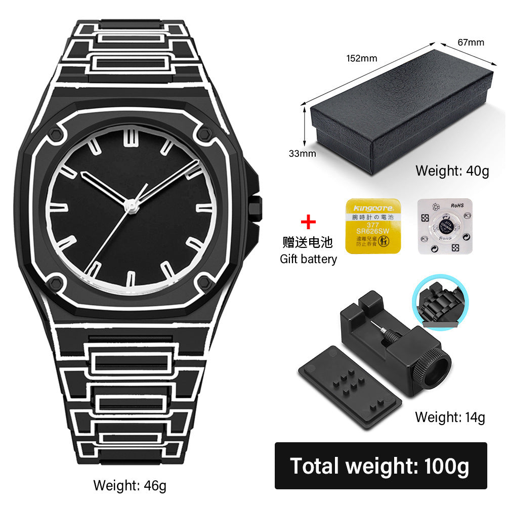 Women's Large Dial Candy Color Watch - Plastic Strap