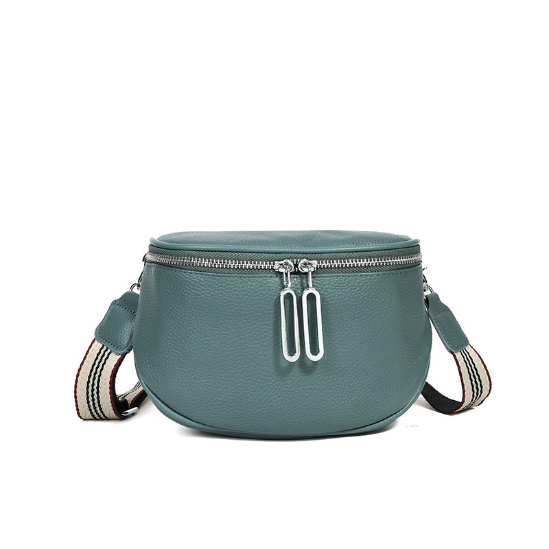 Genuine Leather Saddle Bag
