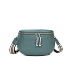 Genuine Leather Saddle Bag