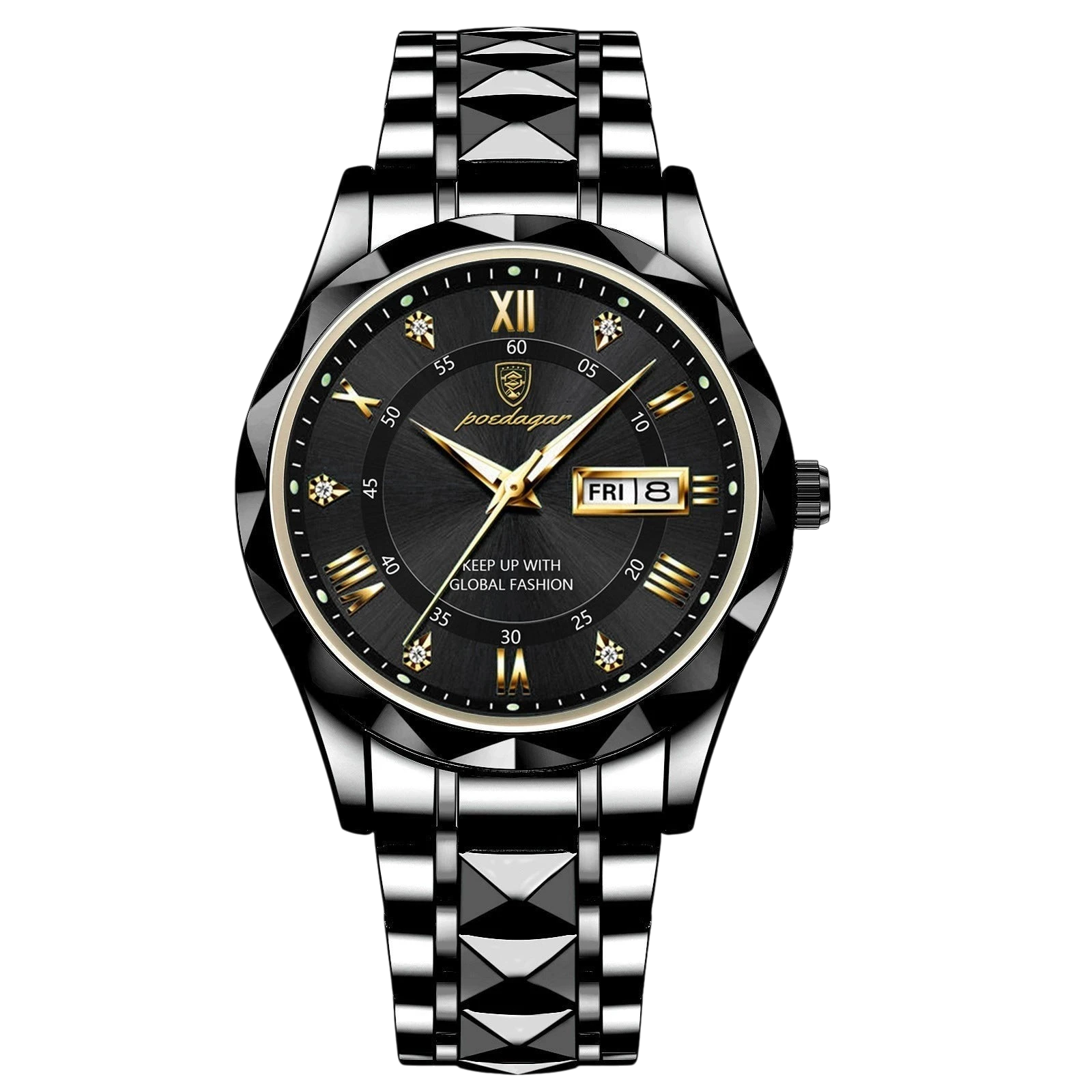 Swiss-Style Men's Dual Calendar Quartz Watch | Aladinae