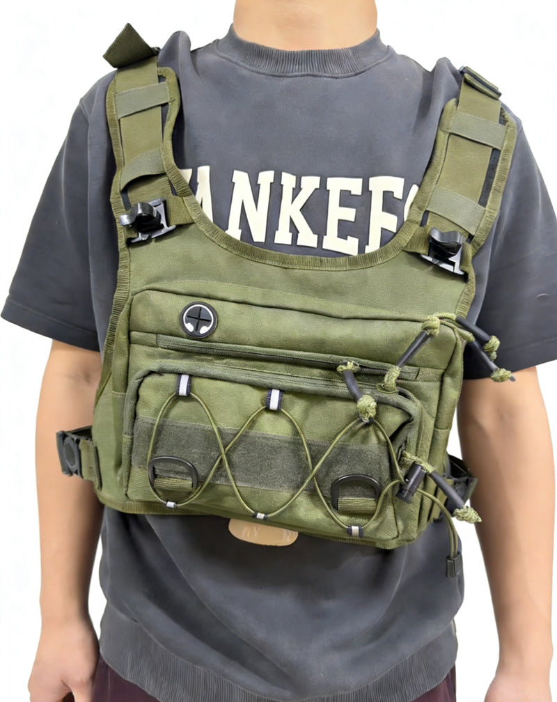 New tactical chest pack, multi-functional trail running bag, travel portable hiking bag, cycling backpack, Amazon bestseller.