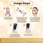 6-mode 8-level microcurrent EMS face slimming device, V-shaped facial massage, kneading, acupuncture, hammering, lifting, acupressure. (Cross-border product)