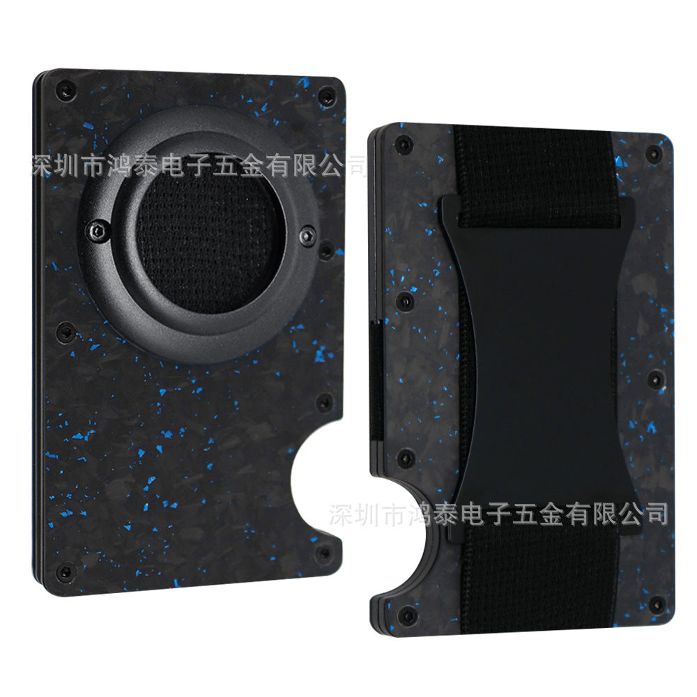 Men's RFID Metal Card Holder – Forged Carbon Design | Aladinae