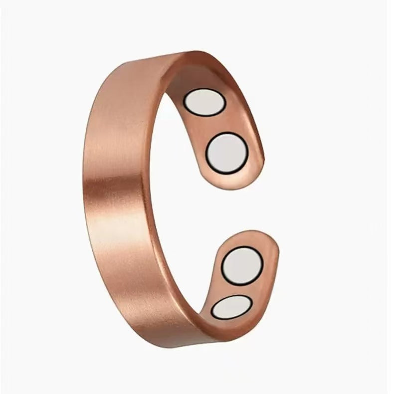 Amazon Hot Selling European and American Cross-Border Twill Antique Red Copper Men's Bracelet, Three Rows of Magnets Bracelet Wholesale