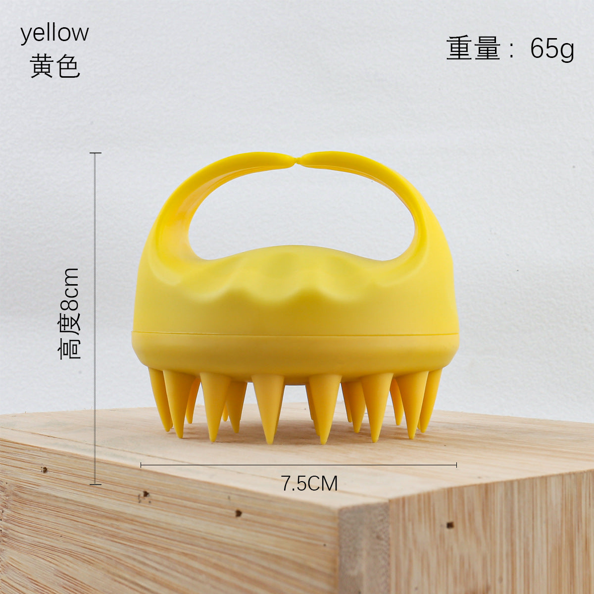 Factory direct sales of silicone shampoo brush, multi-functional massage brush, wet and dry shampoo comb, shower massage shampoo brush.