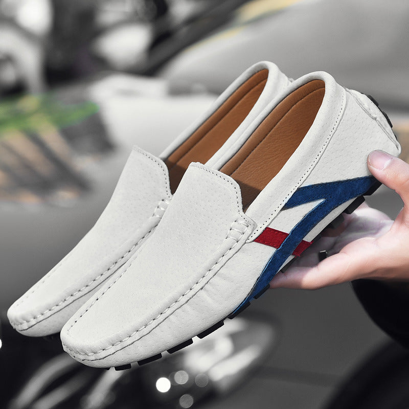 Men's Genuine Leather Slip-On Loafers | Aladinae