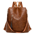 High-end patchwork backpack, 2025 new style, travel anti-theft backpack, student multi-functional schoolbag, dropshipping available.