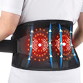 Cross-border red light heating massage belt infrared physiotherapy hot compress rechargeable support lumbar disc herniation protection belt