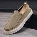 Men's Shoes Spring and Summer Men's Casual Pumps Canvas Shoes Men's Slip-on Lofter Handmade Old Beijing Cloth Shoes Soft Bottom