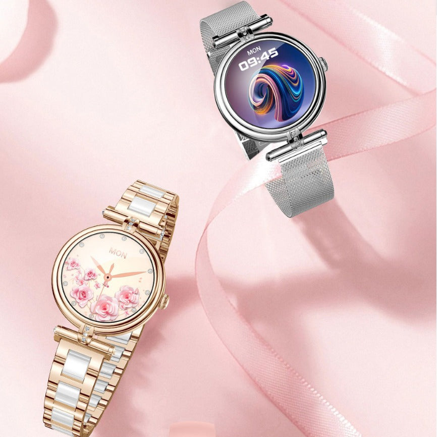 Women's Smart Watch - Bluetooth Call, Heart Rate