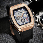 2021 new ONOLA cross-border explosion multi-function quartz watch men's leather waterproof watch watch