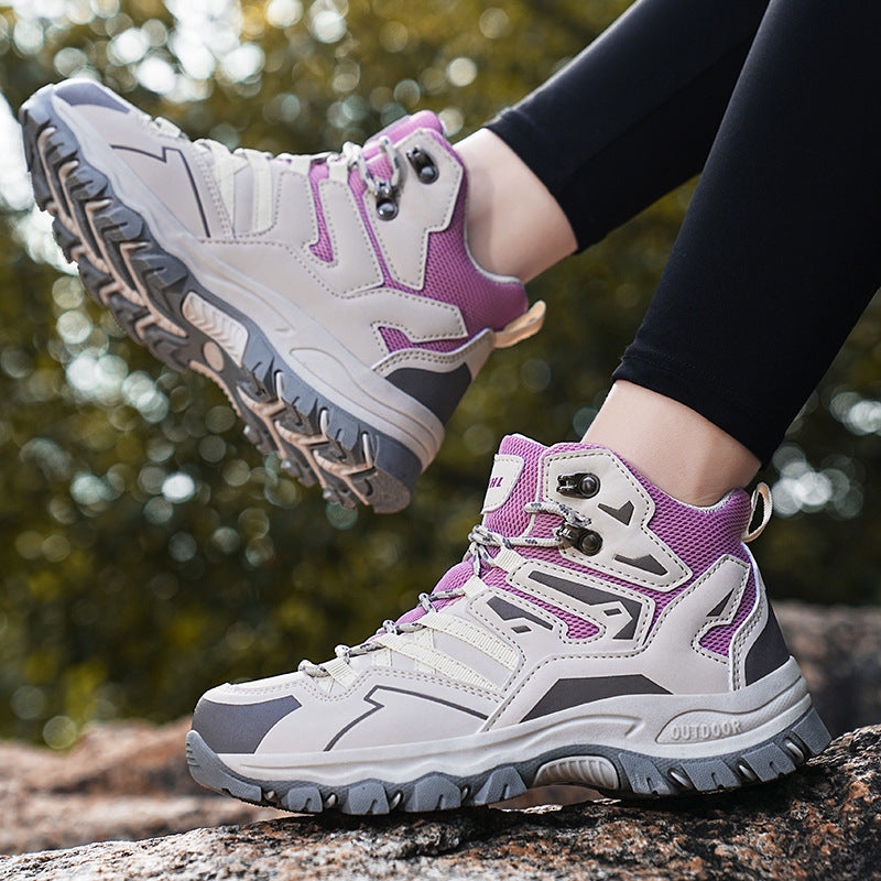 2023 new autumn and winter hiking shoes for men and women high-top mountain climbing off-road hiking shoes outdoor shoes sports shoes