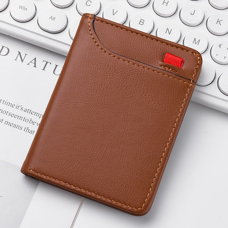 Men's Vertical Multi-Card ID Holder – Mini Wallet | Aladinae