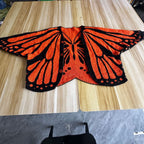 Imperial Butterfly Cape, Butterfly Shawl, Cardigan, Knitted, Unique Butterfly Pattern Shawl, Hand-crocheted Shawl, Comfortable Decoration