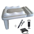 Amazon baby inflatable mattress, children's car rear seat folding car mat, outdoor travel thickened flocked air mattress
