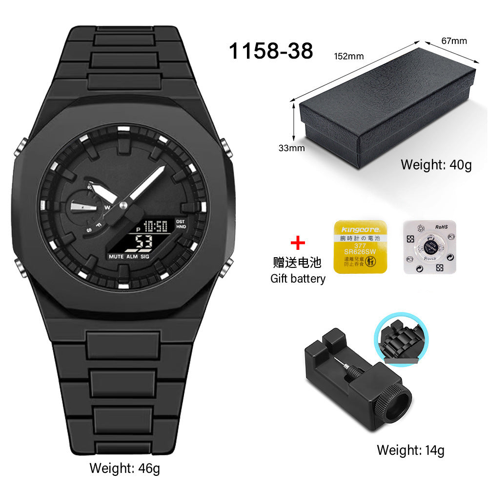 SHUAIKE new personality fashion large dial women's watch candy color trend fashion watch decorative color watch