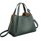 Soft leather women's handbag, 2025 style, basket-style, high-end shoulder bag, crossbody bag, versatile bucket bag.