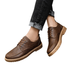 Men's Black British Brogue Shoes | Aladinae