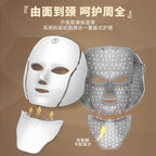 Cross-border seven-color facial mask beauty device, home beauty facial mask skin rejuvenation device, color light beauty facial mask facial mask device beauty device