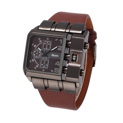 Oulm Men's Large Dial Quartz Watch | Aladinae