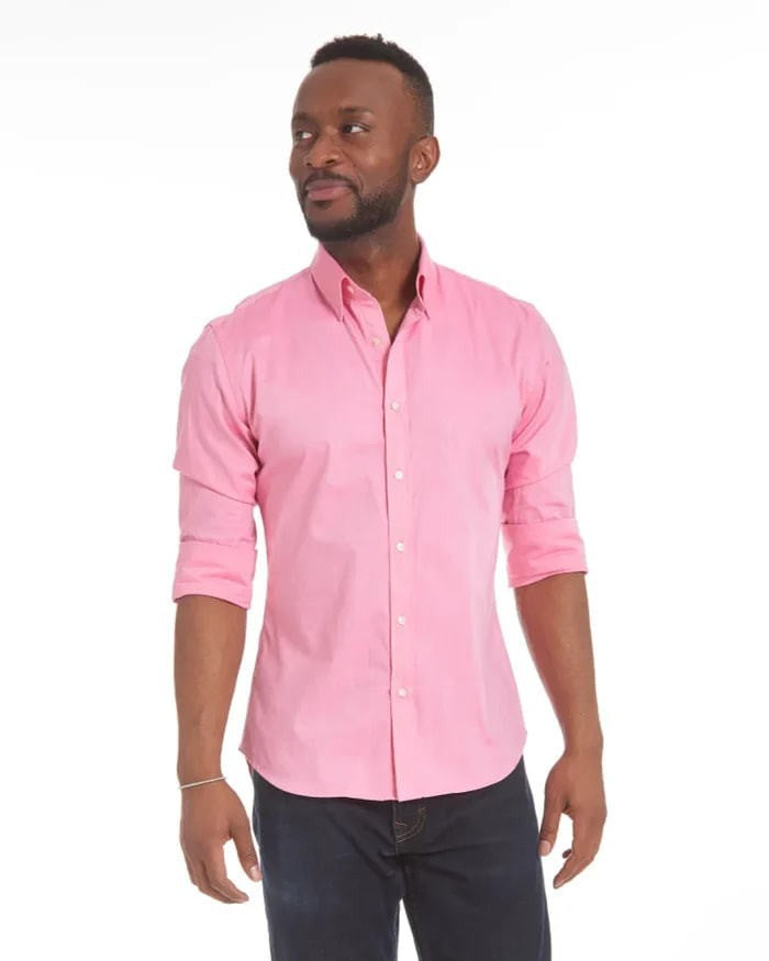 Men's Zipper Oxford Shirt – Hidden Zip Design | Aladinae