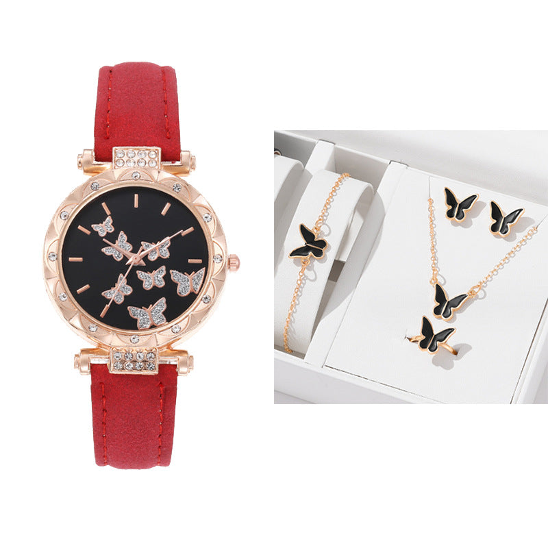 Women's Butterfly Design Watch - Simple, Casual
