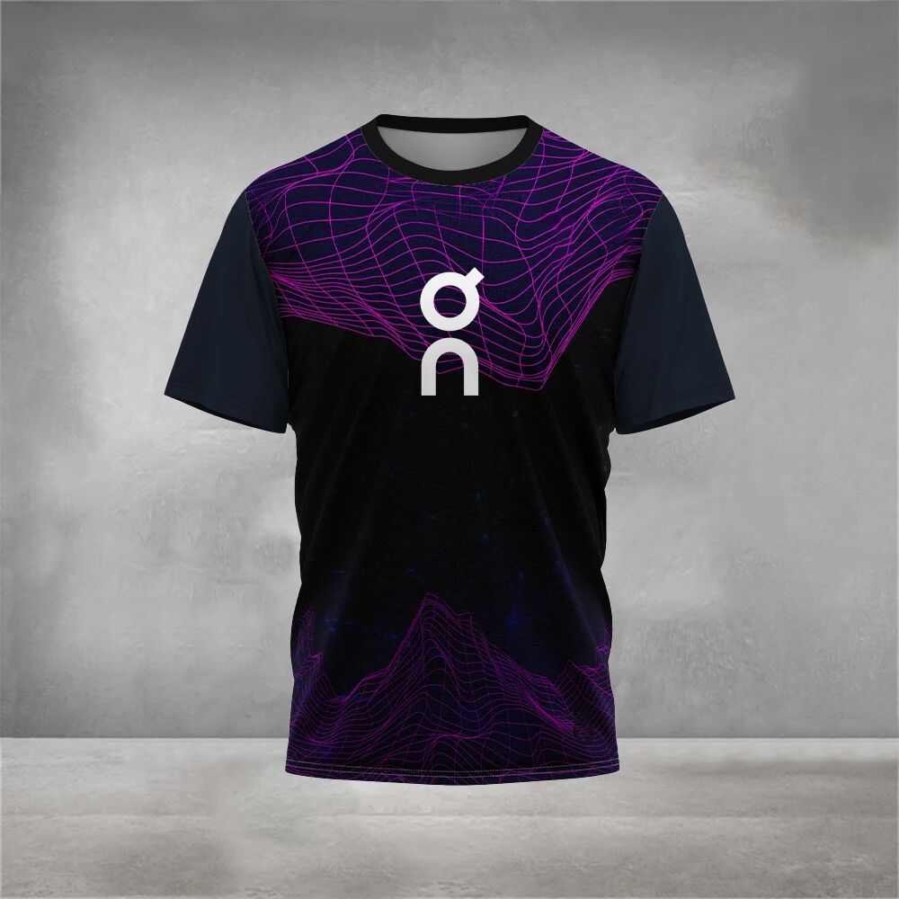 Men's Quick-Dry Mesh T-Shirt - Short Sleeve, Crew Neck