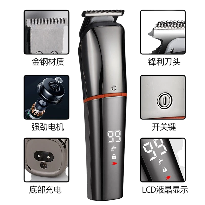 6-in-1 Men's Hair Clipper & Grooming Kit – Waterproof | Aladinae