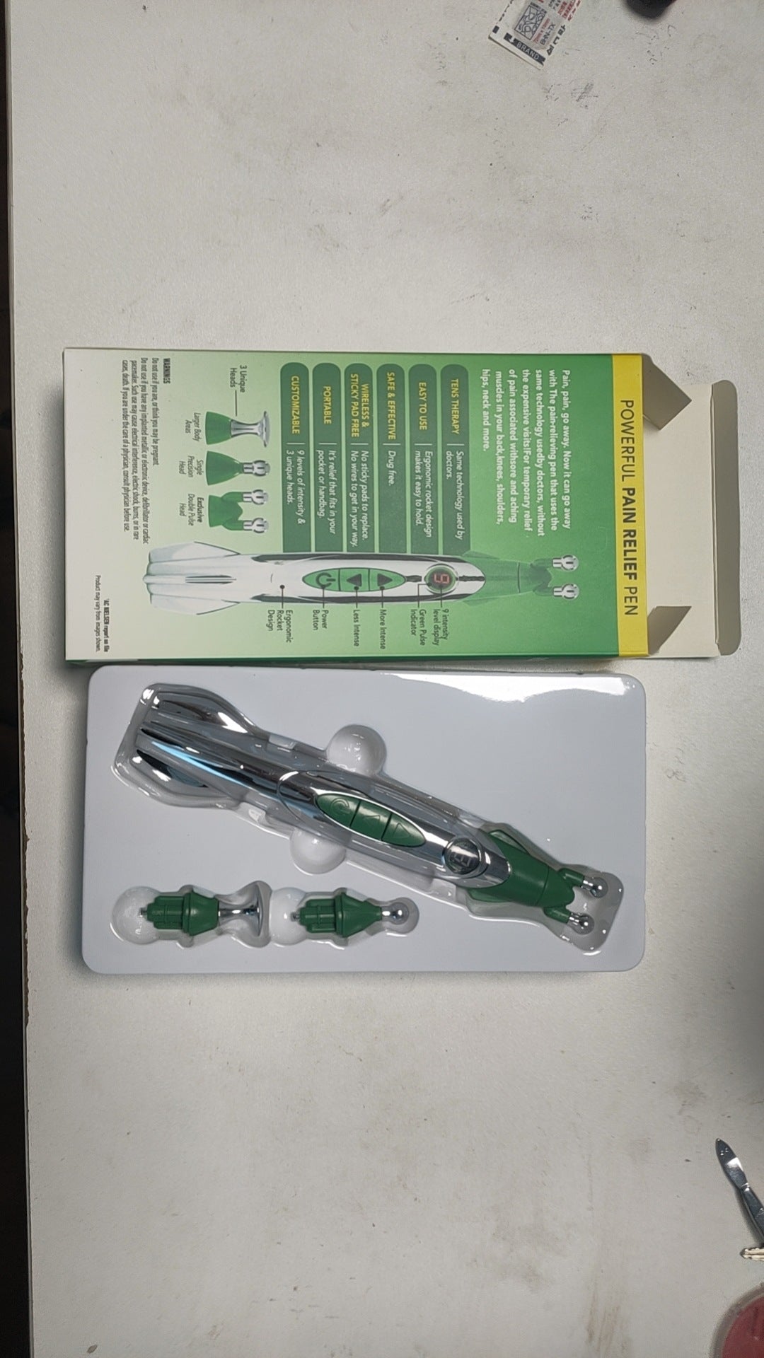 HempvanaRocket muscle massage therapy pen acupuncture pen electric meridian dredging electrotherapy pen