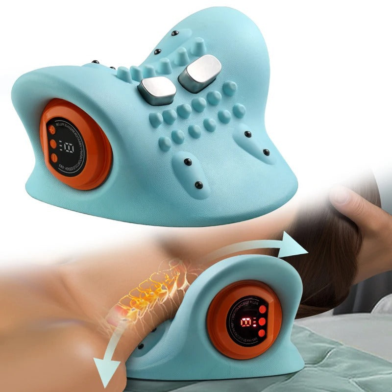 Manufacturer direct sales cervical massager adult cervical repair traction portable neck head acupoint massage pillow
