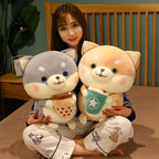 New Arrival Milk Tea Dog Plush Toy Large Doll Ragdoll Girls Children Gifts Cute Wholesale